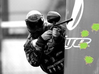 Partie de jeu paintball